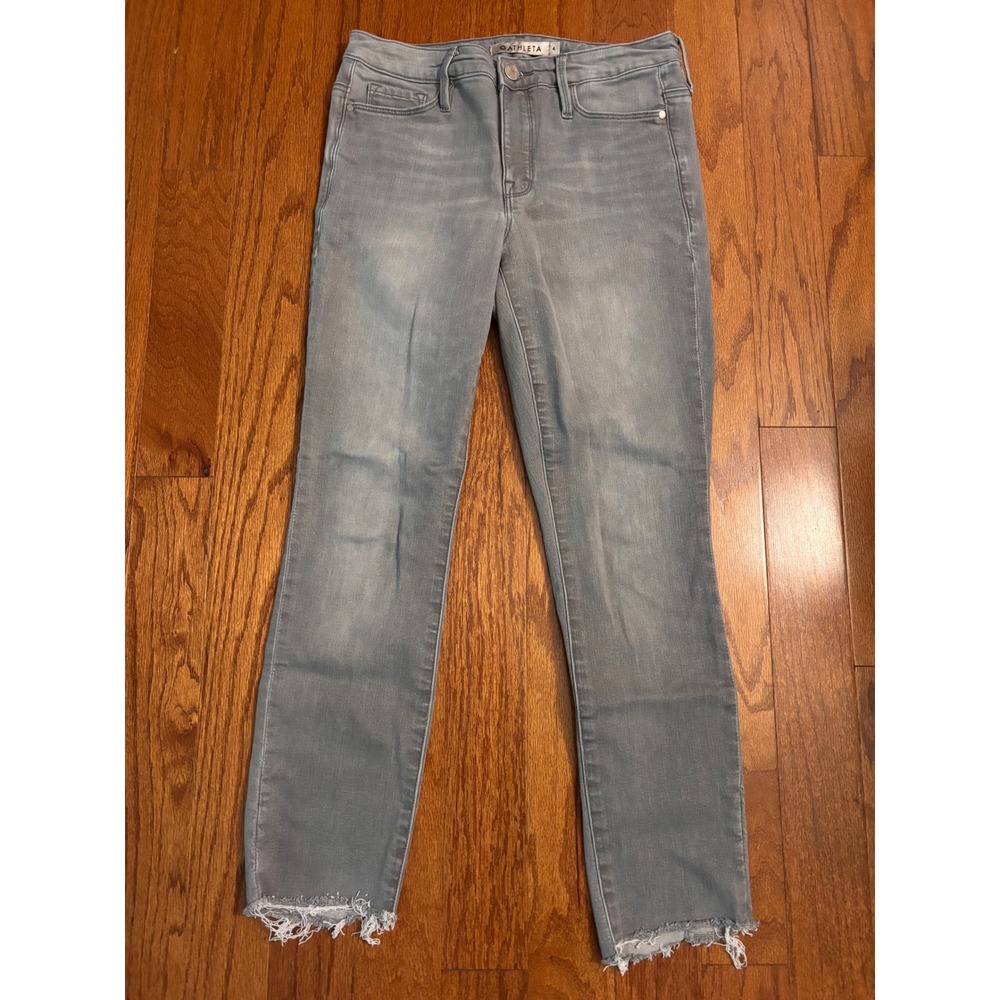 Athleta Gray Skinny Jeans Size 4